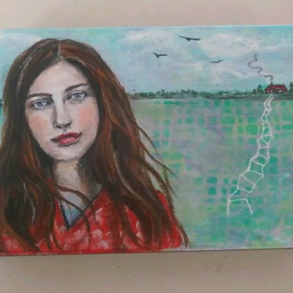 Original Acrylic Painting on Wood